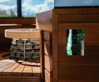 a wooden box with a screen